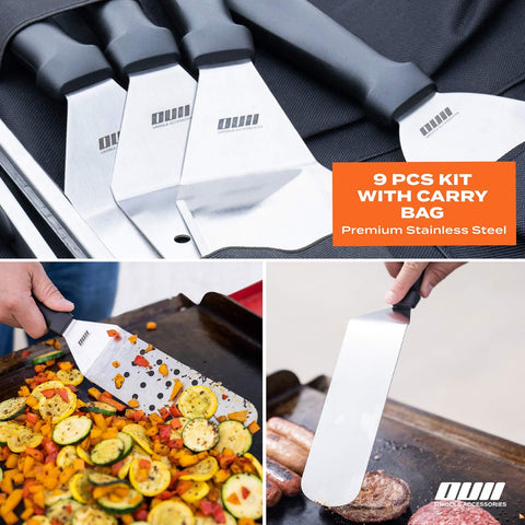 9 Piece Essential Griddle Chef Kit