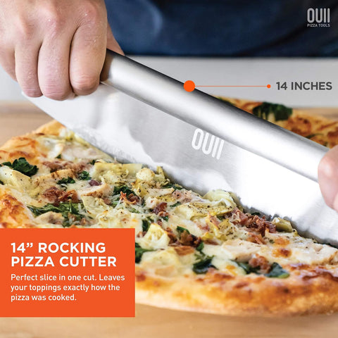 OUII Original Pizza Peel and Cutter Set